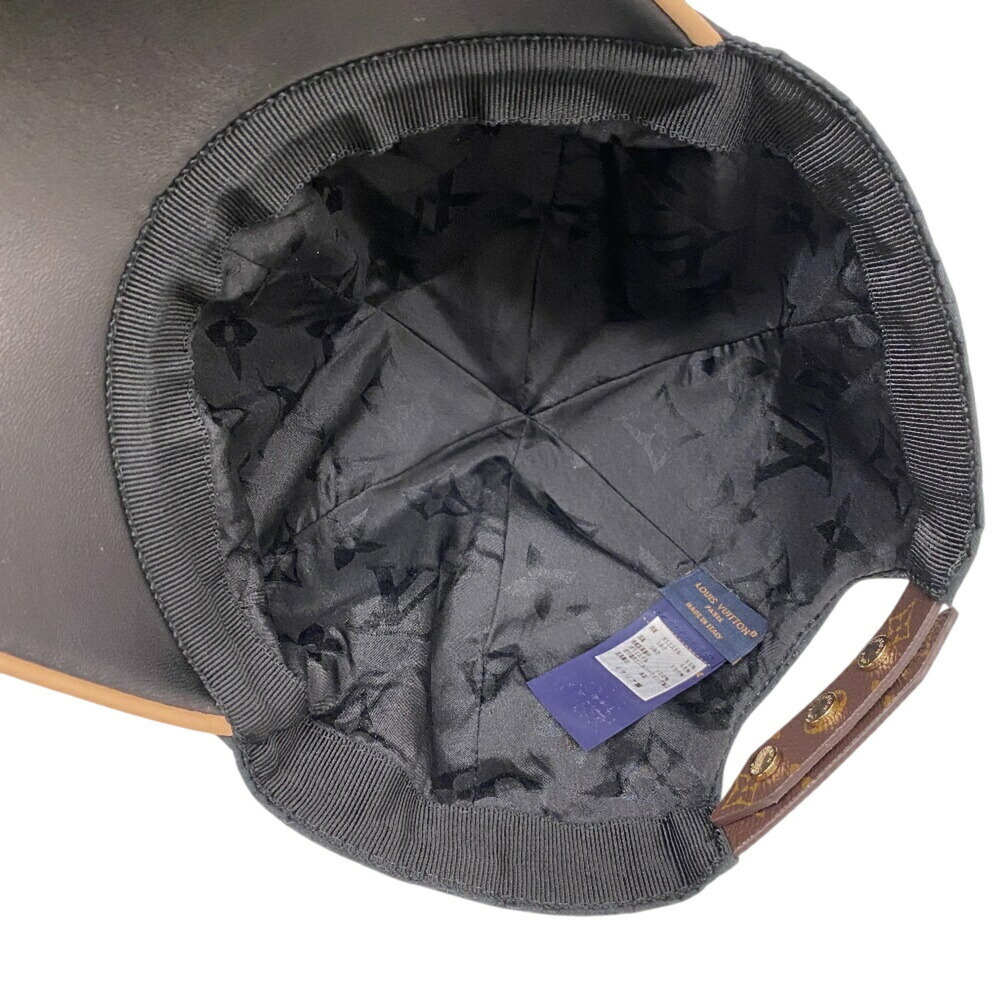 Louis Vuitton Black Monogram Jacquard Cap with Brown Monogram Visor - Picture 8 of 10
